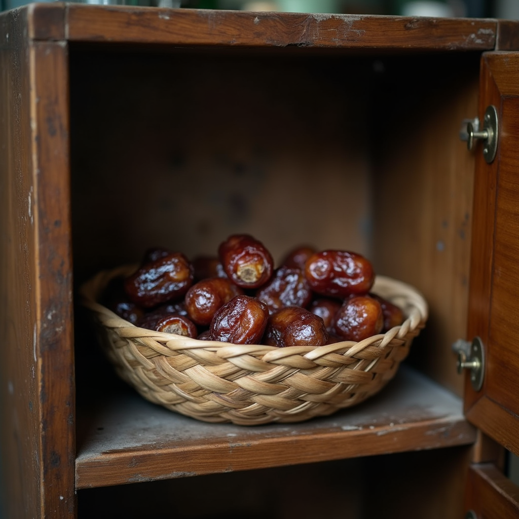 Mazafati date in Iranian household
