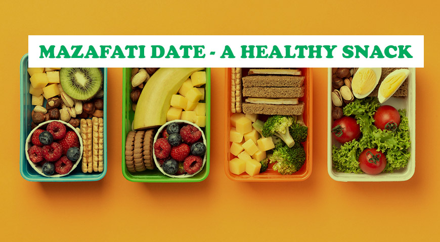 Mazafati date a healthy snack